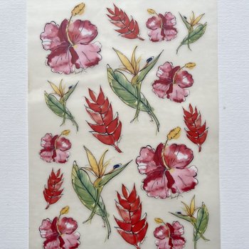Prima Rub-On Transfer: Watercolor Fantasty 1