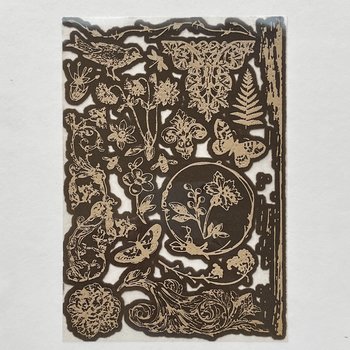 Prima Rub-On Transfer: Flocked Botany