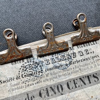 Prima Rusty Metal Clip Trio
