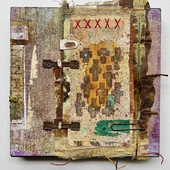 Stashed: Original Mixed Media Art