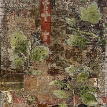 Forest Floor: Original Mixed Media Art