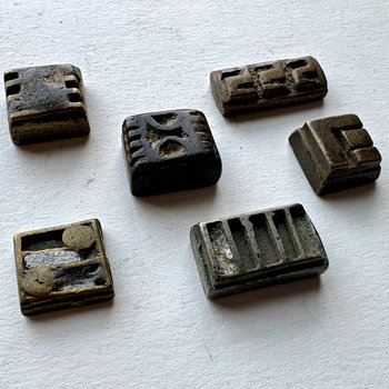 African Mini Jewelry Molds: Set of 6