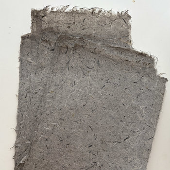 Natural Handmade Paper: Milkweed Fiber Winter Harvest
