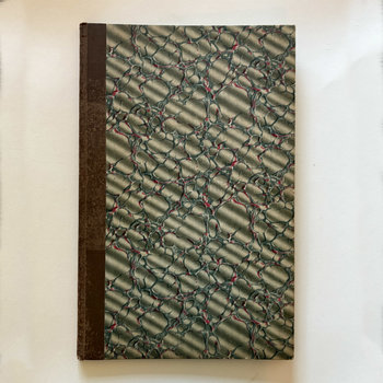 SOLD: Vintage JUMBO Unused Ledger Book- Slight Curve in Cover