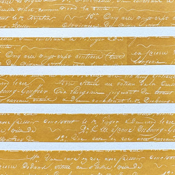 Lauren Phelps Designs Washi Tape: French Text Amber