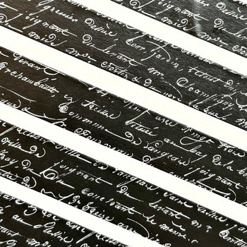 Lauren Phelps Designs Washi Tape: French Text Black