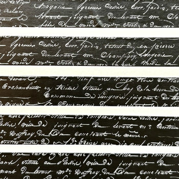 Lauren Phelps Designs Washi Tape: French Text Black