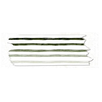 Lauren Phelps Stripes Washi Tape: Green