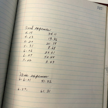 Vintage Partially Used Ledger