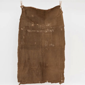 SOLD: Vintage Japanese Kakishibu Fabric Remnant