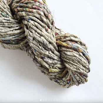 Handmade Newspaper Yarn