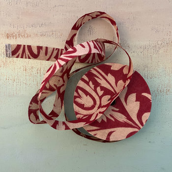 Upcycled Sari Cotton Ribbon Reel