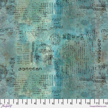 FreeSpirit On Your Mark Fabric 1/2 Yard Cut: Assemblage
