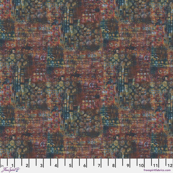 FreeSpirit On Your Mark Fabric 1/2 Yard Cut: Contours