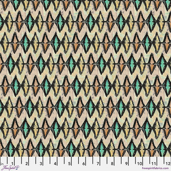 FreeSpirit On Your Mark Fabric 1/2 Yard Cut: Diamonds