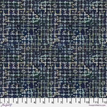 FreeSpirit On Your Mark Fabric 1/2 Yard Cut: Maze