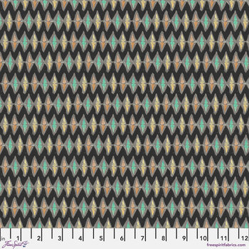 FreeSpirit On Your Mark Fabric 1/2 Yard Cut: Zigzag