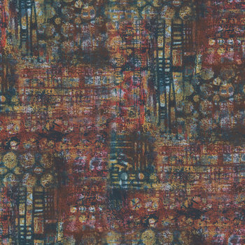 FreeSpirit On Your Mark Fabric 1/2 Yard Cut: Contours