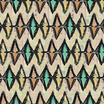 FreeSpirit On Your Mark Fabric 1/2 Yard Cut: Diamonds