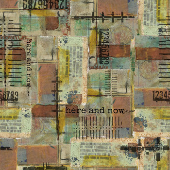 FreeSpirit On Your Mark Fabric 1/2 Yard Cut: Here and Now