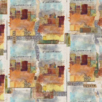 FreeSpirit On Your Mark Fabric 1/2 Yard Cut: Landmark