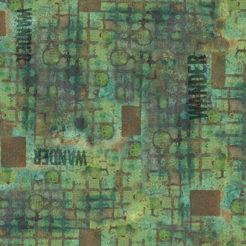 FreeSpirit On Your Mark Fabric 1/2 Yard Cut: Wander