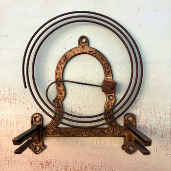 SOLD: Ornate Cast Gong/Clock Spring: Large