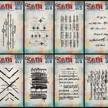 PaperArtsy Mini Stamps Set: 073-080