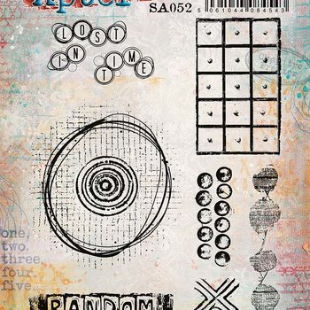 PaperArtsy 52 Cling Rubber Stamp Set