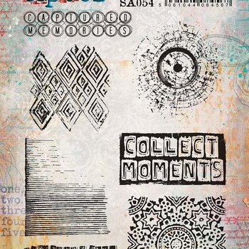 PaperArtsy 54 Cling Rubber Stamp Set