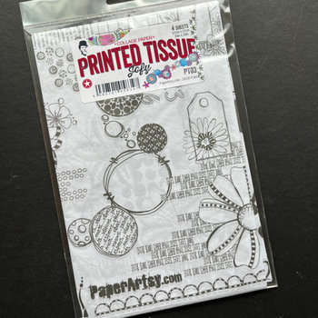 PaperArtsy Printed Tissue Collage Paper: JOFY