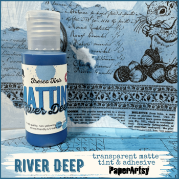 PaperArtsy Mattint: River Deep