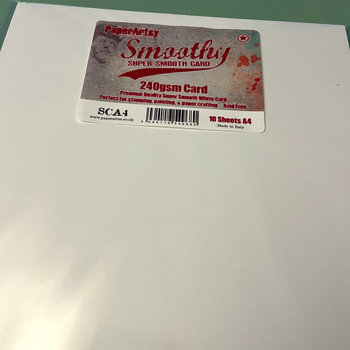 Smoothy White Card Stock Pack: A4 Collage Weight
