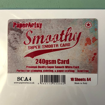 Smoothy White Card Stock Pack: A4 Collage Weight