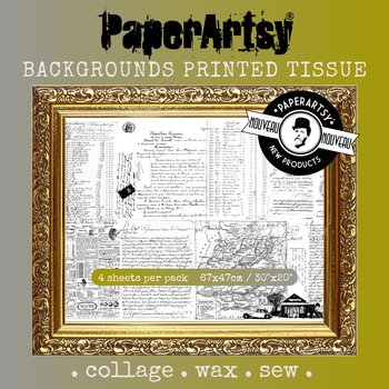 PaperArtsy Printed Tissue Collage Paper: Backgrounds