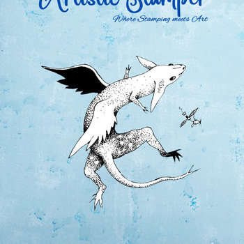 Nick Bantock Cling Rubber Stamp: Pipsqueak
