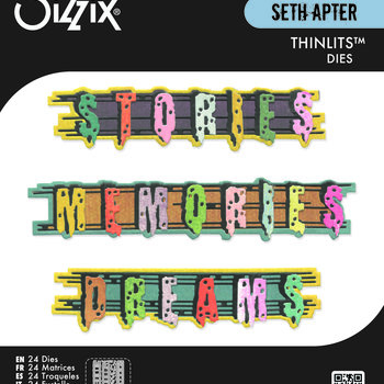 Sizzix Thinlet Dies: Word Wafers 2