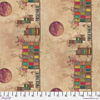 FreeSpirit Live Out Loud Fabric 1/2 Yard Cut: Brave and Beautiful
