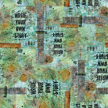 FreeSpirit Live Out Loud Fabric 1/2 Yard Cut: Your Own Story