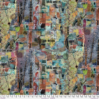FreeSpirit Live Out Loud Fabric 1/2 Yard Cut: Look Within