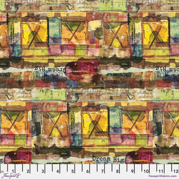 FreeSpirit Live Out Loud Fabric 1/2 Yard Cut: Dream Big