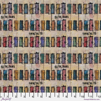 FreeSpirit Live Out Loud Fabric 1/2 Yard Cut: Out Loud