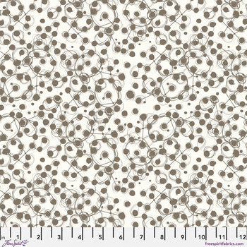 Seth Apter FreeSpirit Stamped Fabric 1/2 Yard Cut: Atomic