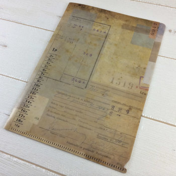 Clear 3-Pocket Folder: Vintage Light