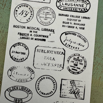 Lauren Phelps Designs Washi Bits: Library Seals