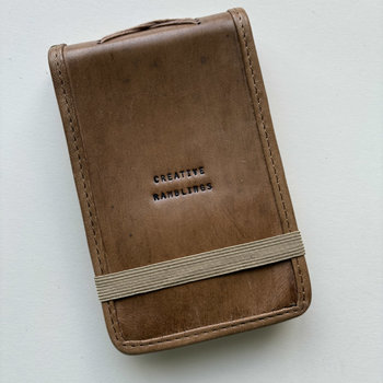 ONE LEFT: Leather Journal: Creative Ramblings