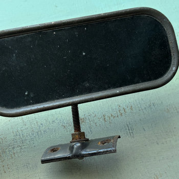 SOLD: Vintage Rearview Mirror
