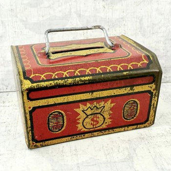 SOLD: Mini Japanese Tin Bank