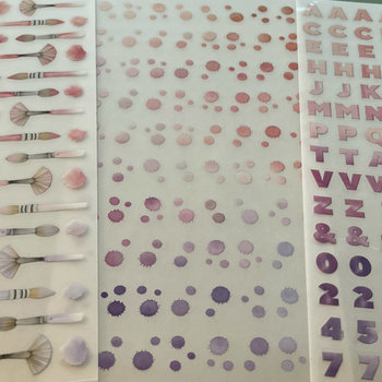 Alexandra Renke Color Magic Rub-Ons: Pink-Violet