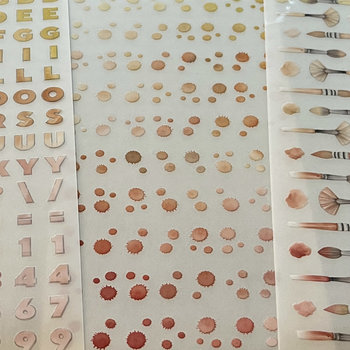 Alexandra Renke Color Magic Rub-Ons: Yellow-Orange-Red